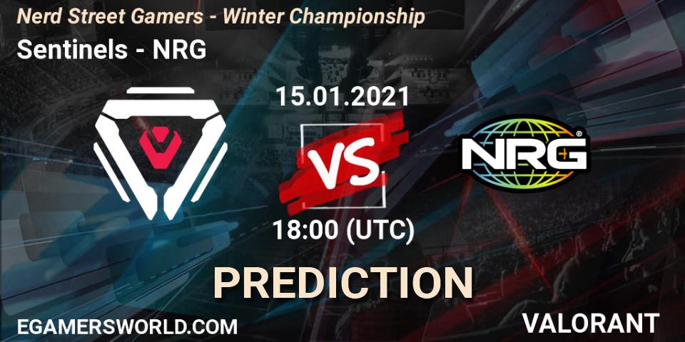 Sentinels vs NRG: Betting TIp, Match Prediction. 15.01.2021 at 18:00. VALORANT, Nerd Street Gamers - Winter Championship