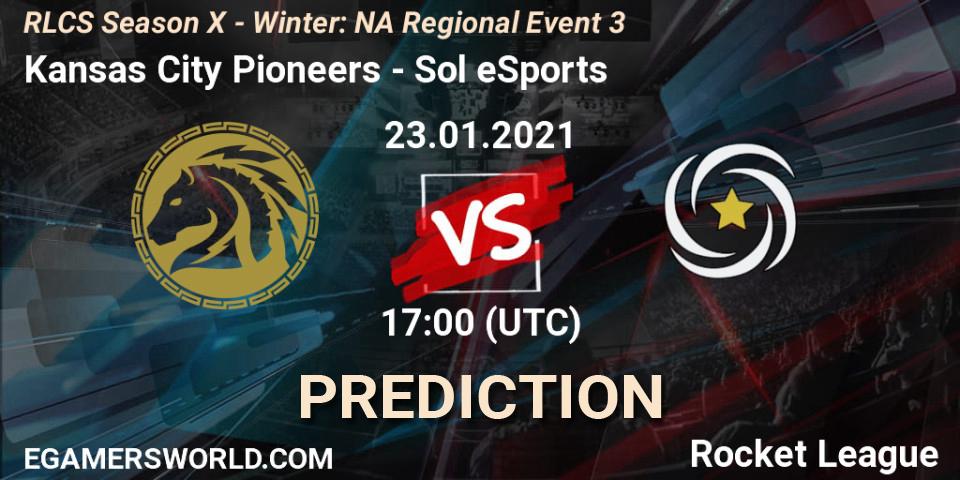 Kansas City Pioneers vs Sol eSports: Betting TIp, Match Prediction. 23.01.21. Rocket League, RLCS Season X - Winter: NA Regional Event 3