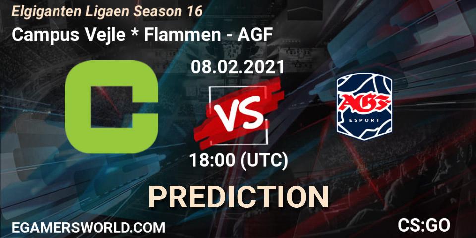 Campus Vejle * Flammen vs AGF: Betting TIp, Match Prediction. 08.02.2021 at 18:00. Counter-Strike (CS2), Elgiganten Ligaen Season 16