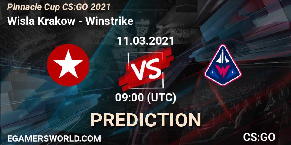 Wisla Krakow vs Winstrike: Betting TIp, Match Prediction. 11.03.21. CS2 (CS:GO), Pinnacle Cup #1