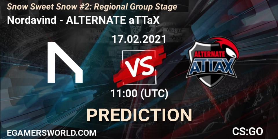 Nordavind vs ALTERNATE aTTaX: Betting TIp, Match Prediction. 17.02.21. CS2 (CS:GO), Snow Sweet Snow #2: Regional Group Stage
