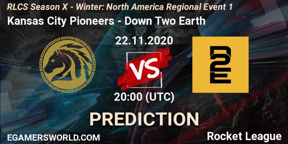 Kansas City Pioneers vs Down Two Earth: Betting TIp, Match Prediction. 22.11.2020 at 20:00. Rocket League, RLCS Season X - Winter: North America Regional Event 1