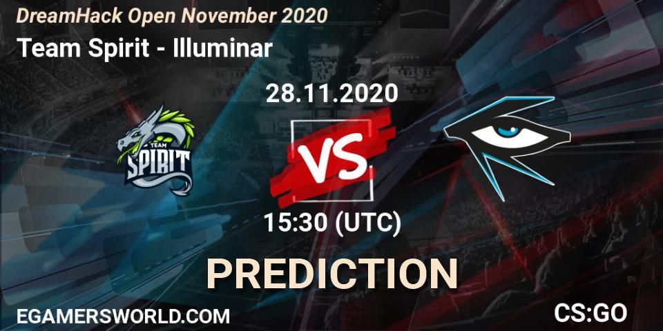 Team Spirit vs Illuminar: Betting TIp, Match Prediction. 28.11.20. CS2 (CS:GO), DreamHack Open November 2020