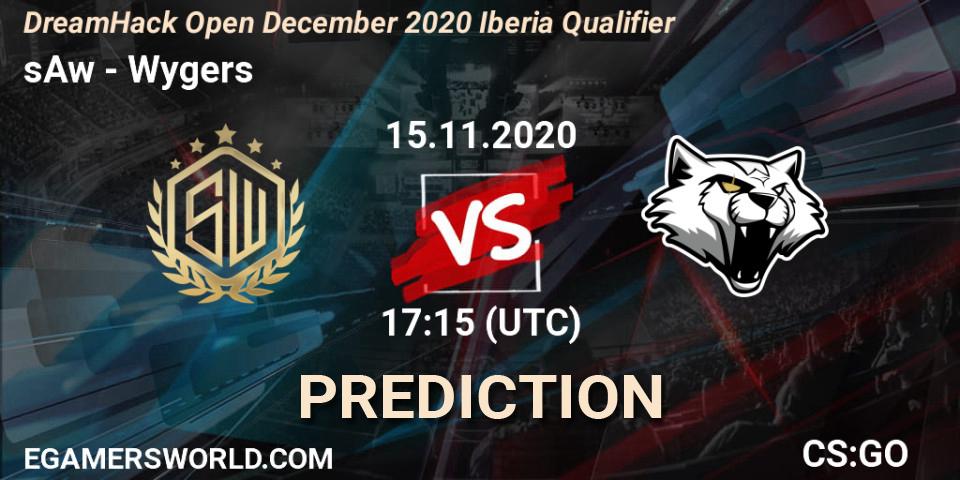 sAw vs Wygers: Betting TIp, Match Prediction. 15.11.20. CS2 (CS:GO), DreamHack Open December 2020 Iberia Qualifier