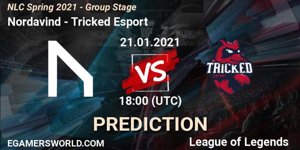 Nordavind vs Tricked Esport: Betting TIp, Match Prediction. 21.01.21. LoL, NLC Spring 2021 - Group Stage