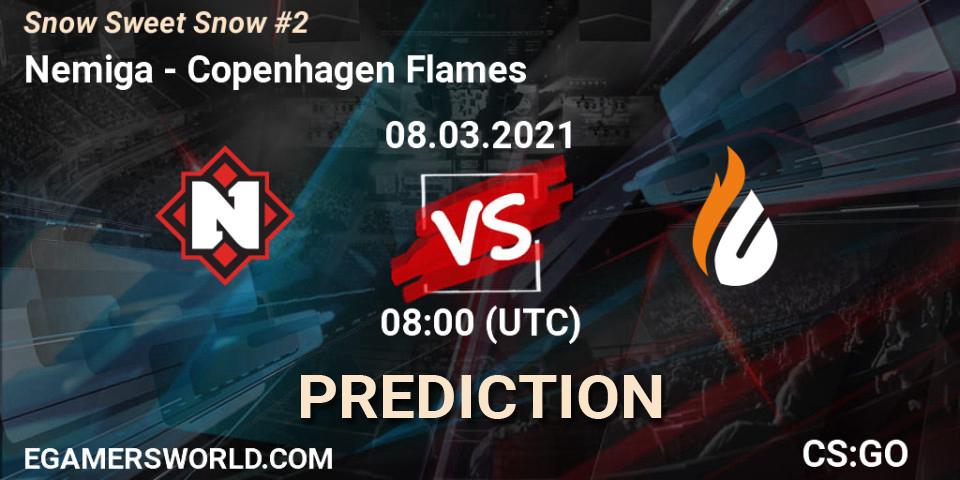 Nemiga vs Copenhagen Flames: Betting TIp, Match Prediction. 08.03.21. CS2 (CS:GO), Snow Sweet Snow #2