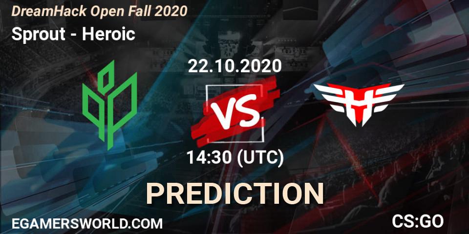Sprout vs Heroic: Betting TIp, Match Prediction. 22.10.20. CS2 (CS:GO), DreamHack Open Fall 2020
