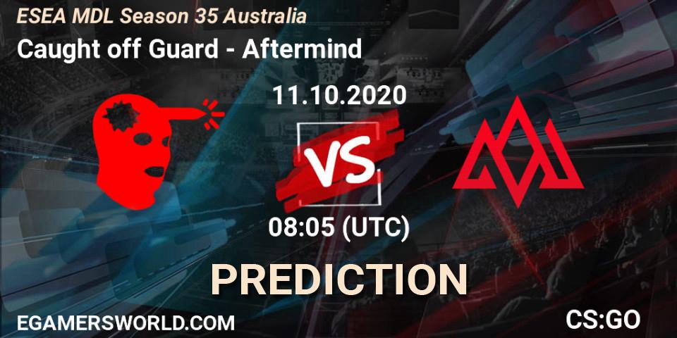 Caught off Guard vs Aftermind: Betting TIp, Match Prediction. 11.10.20. CS2 (CS:GO), ESEA MDL Season 35 Australia