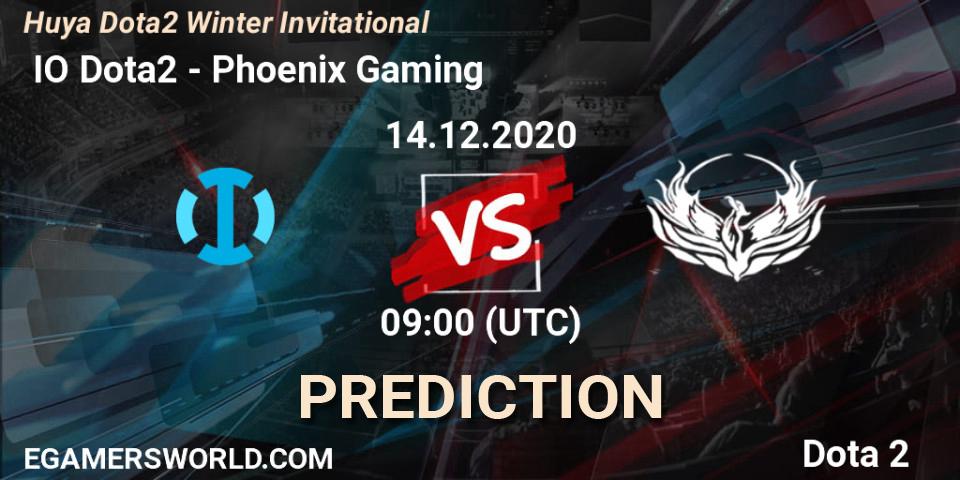  IO Dota2 vs Phoenix Gaming: Betting TIp, Match Prediction. 19.12.20. Dota 2, Huya Dota2 Winter Invitational
