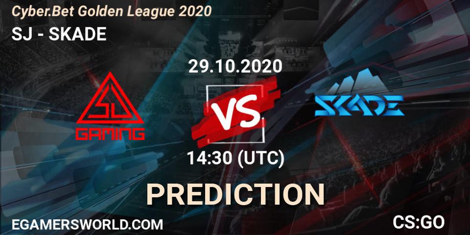SJ vs SKADE: Betting TIp, Match Prediction. 29.10.2020 at 14:30. Counter-Strike (CS2), Cyber.Bet Golden League 2020