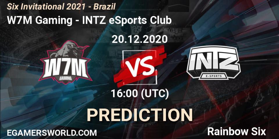 W7M Gaming vs INTZ eSports Club: Betting TIp, Match Prediction. 20.12.20. Rainbow Six, Six Invitational 2021 - Brazil