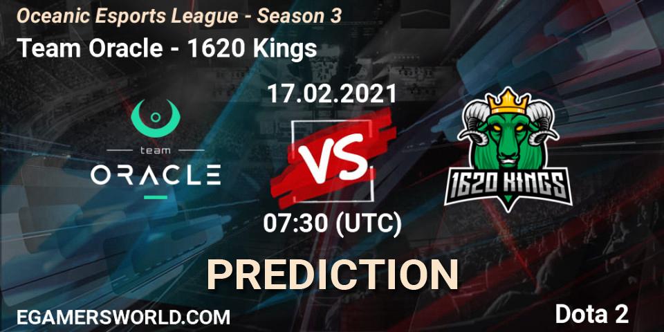 Team Oracle vs 1620 Kings: Betting TIp, Match Prediction. 17.02.21. Dota 2, Oceanic Esports League - Season 3