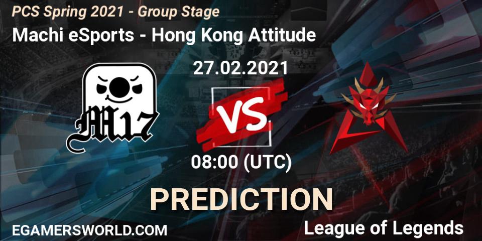 Machi eSports vs Hong Kong Attitude: Betting TIp, Match Prediction. 27.02.2021 at 08:30. LoL, PCS Spring 2021 - Group Stage