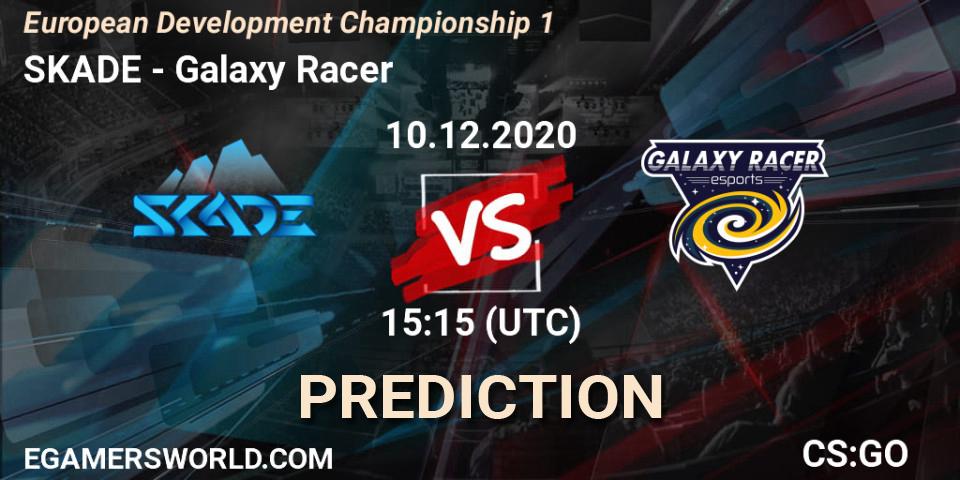 SKADE vs Galaxy Racer: Betting TIp, Match Prediction. 10.12.2020 at 15:15. Counter-Strike (CS2), European Development Championship 1