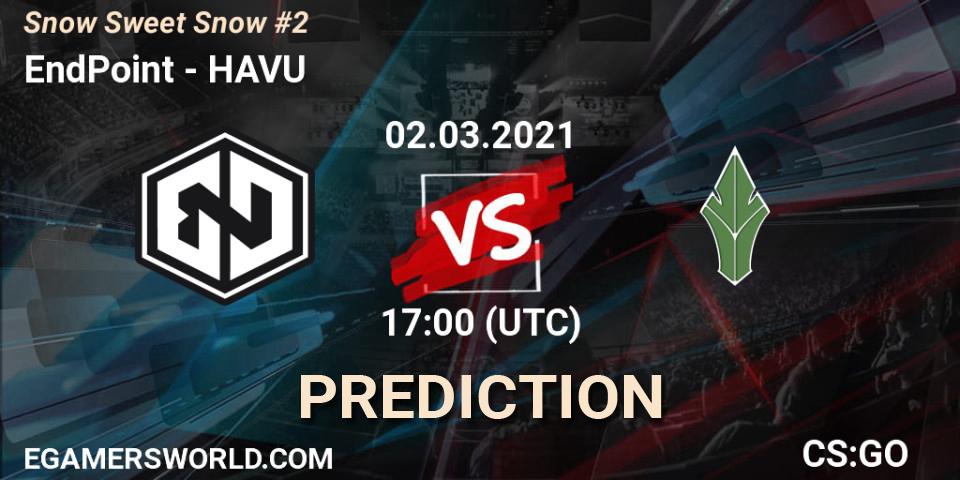 EndPoint vs HAVU: Betting TIp, Match Prediction. 02.03.21. CS2 (CS:GO), Snow Sweet Snow #2