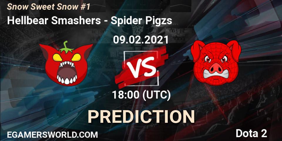Hellbear Smashers vs Spider Pigzs: Betting TIp, Match Prediction. 09.02.2021 at 18:41. Dota 2, Snow Sweet Snow #1