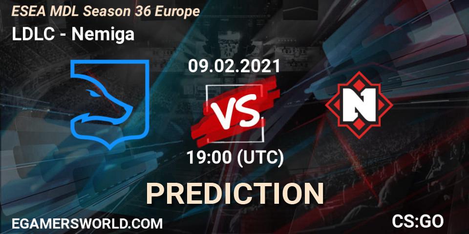 LDLC vs Nemiga: Betting TIp, Match Prediction. 09.02.21. CS2 (CS:GO), MDL ESEA Season 36: Europe - Premier division