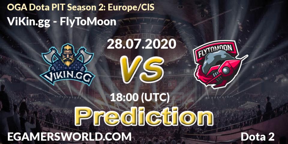 ViKin.gg vs FlyToMoon: Betting TIp, Match Prediction. 28.07.20. Dota 2, OGA Dota PIT Season 2: Europe/CIS
