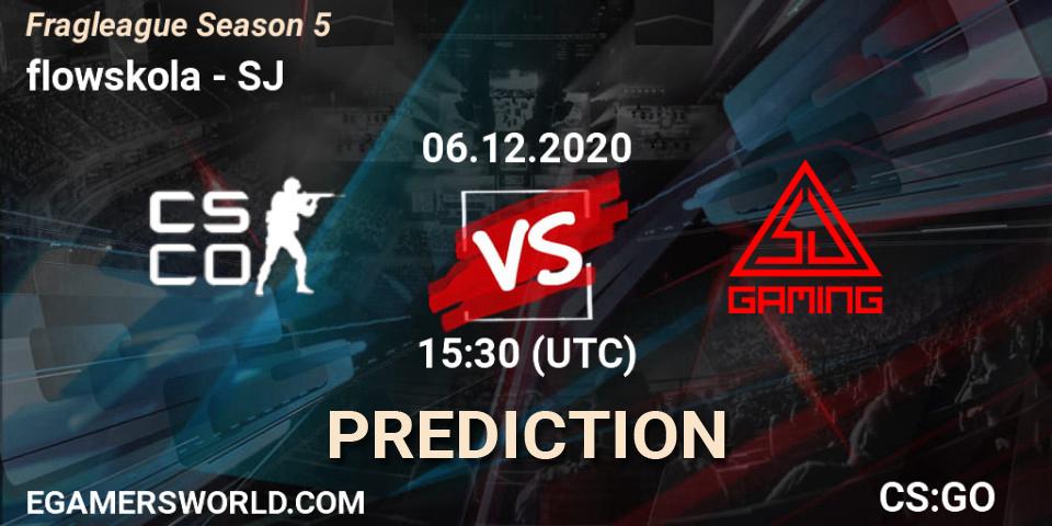 flowskola vs SJ: Betting TIp, Match Prediction. 06.12.2020 at 15:30. Counter-Strike (CS2), Fragleague Season 5