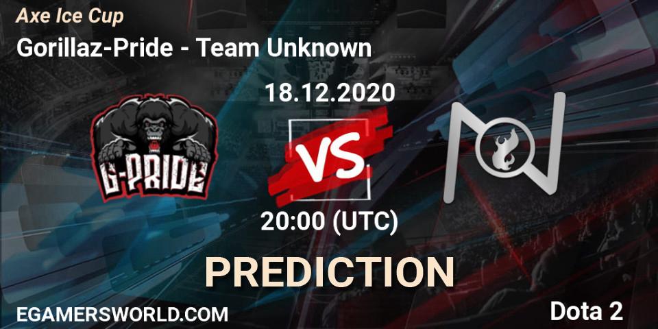 Gorillaz-Pride vs Team Unknown: Betting TIp, Match Prediction. 18.12.20. Dota 2, Axe Ice Cup