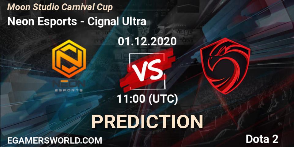 Neon Esports vs Cignal Ultra: Betting TIp, Match Prediction. 01.12.20. Dota 2, Moon Studio Carnival Cup