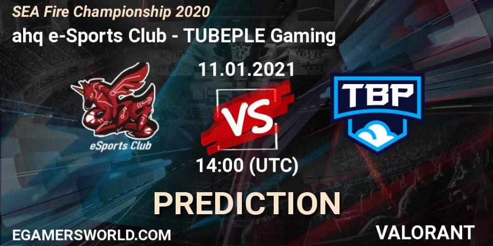 ahq e-Sports Club vs TUBEPLE Gaming: Betting TIp, Match Prediction. 11.01.2021 at 14:00. VALORANT, SEA Fire Championship 2020