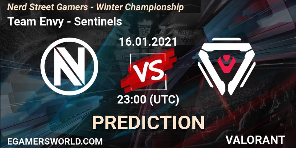 Team Envy vs Sentinels: Betting TIp, Match Prediction. 16.01.2021 at 20:00. VALORANT, Nerd Street Gamers - Winter Championship