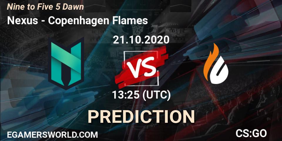 Nexus vs Copenhagen Flames: Betting TIp, Match Prediction. 21.10.20. CS2 (CS:GO), Nine to Five 5 Dawn