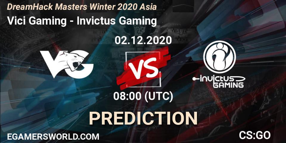 Vici Gaming vs Invictus Gaming: Betting TIp, Match Prediction. 02.12.20. CS2 (CS:GO), DreamHack Masters Winter 2020 Asia