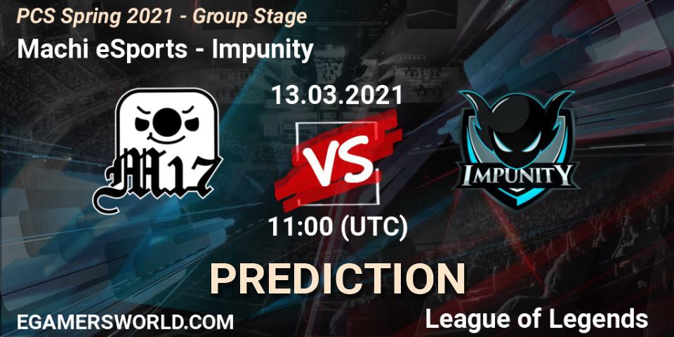 Machi eSports vs Impunity: Betting TIp, Match Prediction. 13.03.21. LoL, PCS Spring 2021 - Group Stage