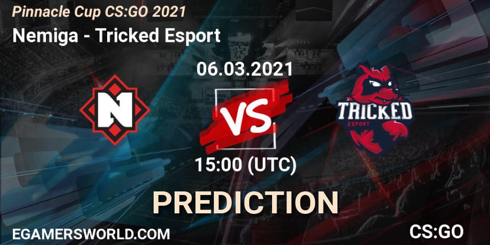 Nemiga vs Tricked Esport: Betting TIp, Match Prediction. 06.03.21. CS2 (CS:GO), Pinnacle Cup #1