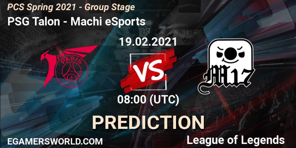 PSG Talon vs Machi eSports: Betting TIp, Match Prediction. 19.02.2021 at 08:00. LoL, PCS Spring 2021 - Group Stage