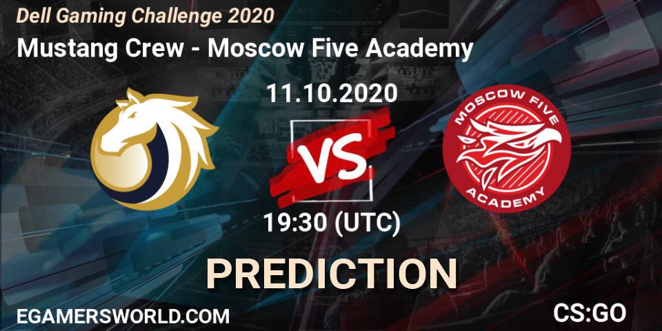 Mustang Crew vs Moscow Five Academy: Betting TIp, Match Prediction. 11.10.2020 at 19:30. Counter-Strike (CS2), Dell Gaming Challenge 2020