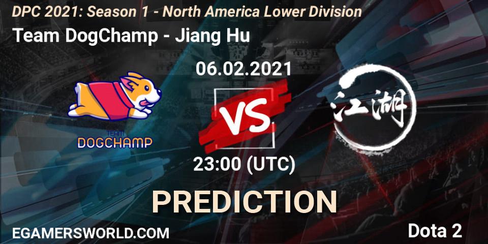 Team DogChamp vs Jiang Hu: Betting TIp, Match Prediction. 06.02.2021 at 23:02. Dota 2, DPC 2021: Season 1 - North America Lower Division