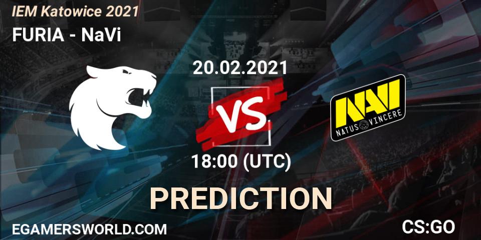 FURIA vs NaVi: Betting TIp, Match Prediction. 20.02.2021 at 18:25. Counter-Strike (CS2), IEM Katowice 2021