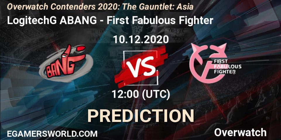LogitechG ABANG vs First Fabulous Fighter: Betting TIp, Match Prediction. 10.12.20. Overwatch, Overwatch Contenders 2020: The Gauntlet: Asia