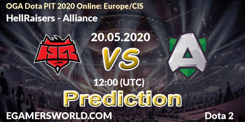 HellRaisers vs Alliance: Betting TIp, Match Prediction. 20.05.20. Dota 2, OGA Dota PIT 2020 Online: Europe/CIS