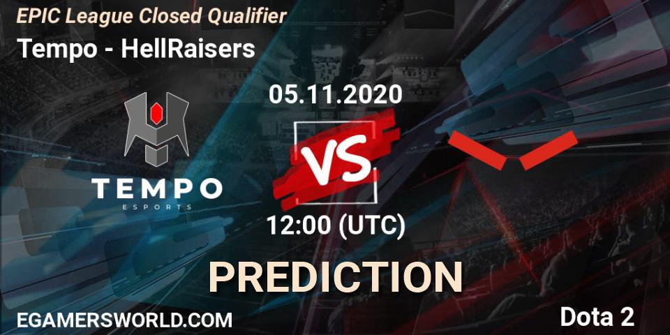 Tempo vs HellRaisers: Betting TIp, Match Prediction. 05.11.20. Dota 2, EPIC League Closed Qualifier