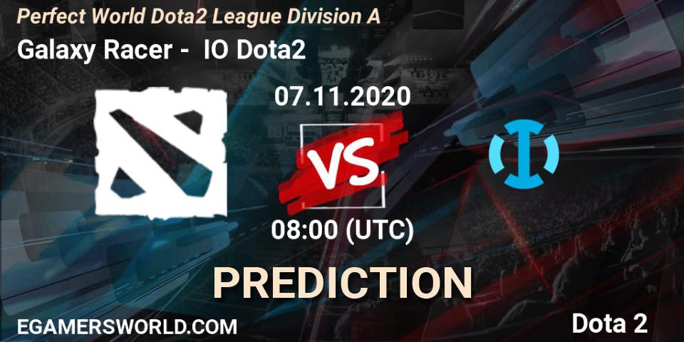 Galaxy Racer vs IO Dota2: Betting TIp, Match Prediction. 07.11.20. Dota 2, Perfect World Dota2 League Division A