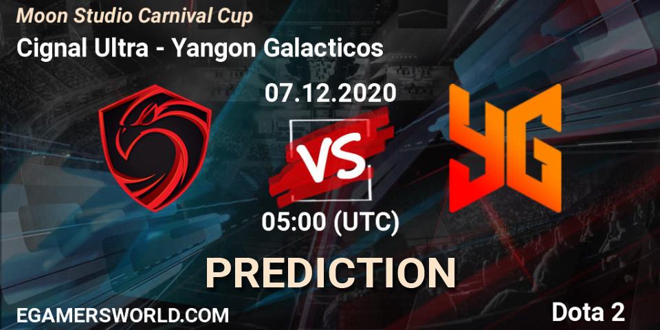 Cignal Ultra vs Yangon Galacticos: Betting TIp, Match Prediction. 07.12.20. Dota 2, Moon Studio Carnival Cup
