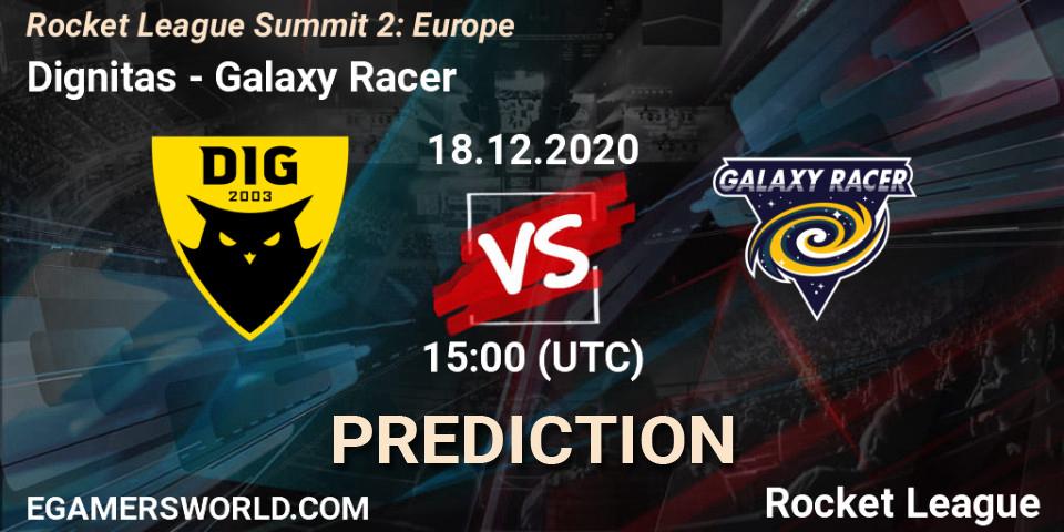 Dignitas vs Galaxy Racer: Betting TIp, Match Prediction. 18.12.2020 at 15:00. Rocket League, Rocket League Summit 2: Europe