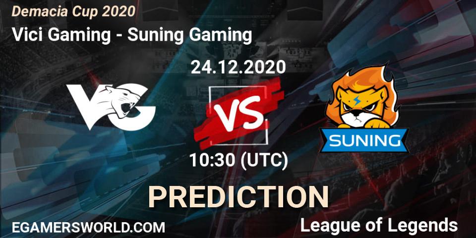 Vici Gaming vs Suning Gaming: Betting TIp, Match Prediction. 24.12.20. LoL, Demacia Cup 2020