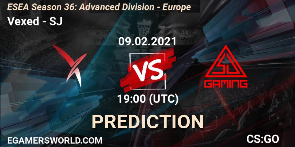 Vexed vs SJ: Betting TIp, Match Prediction. 09.02.21. CS2 (CS:GO), ESEA Season 36: Europe - Advanced Division