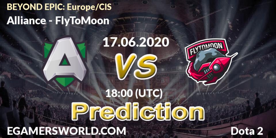 Alliance vs FlyToMoon: Betting TIp, Match Prediction. 19.06.20. Dota 2, BEYOND EPIC: Europe/CIS