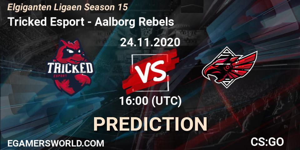 Tricked Esport vs Aalborg Rebels: Betting TIp, Match Prediction. 24.11.2020 at 16:00. Counter-Strike (CS2), Elgiganten Ligaen Season 15