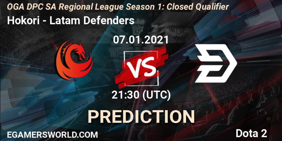Hokori vs Latam Defenders: Betting TIp, Match Prediction. 07.01.2021 at 21:30. Dota 2, DPC 2021: Season 1 - South America Closed Qualifier