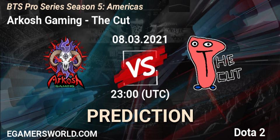 Arkosh Gaming vs The Cut: Betting TIp, Match Prediction. 08.03.2021 at 22:57. Dota 2, BTS Pro Series Season 5: Americas