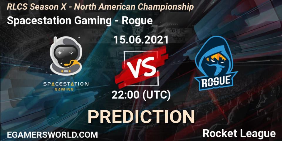Spacestation Gaming vs Rogue: Betting TIp, Match Prediction. 15.06.21. Rocket League, RLCS Season X - North American Championship