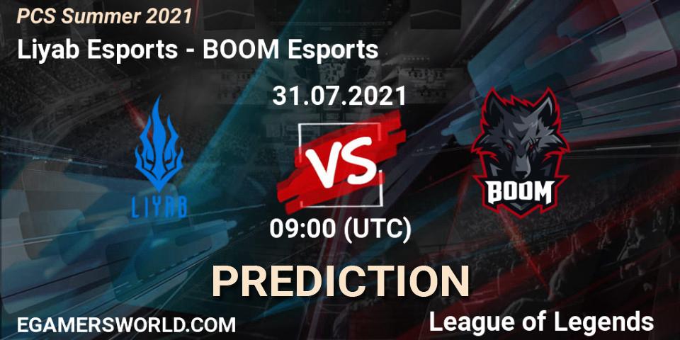 Liyab Esports vs BOOM Esports: Betting TIp, Match Prediction. 31.07.21. LoL, PCS Summer 2021