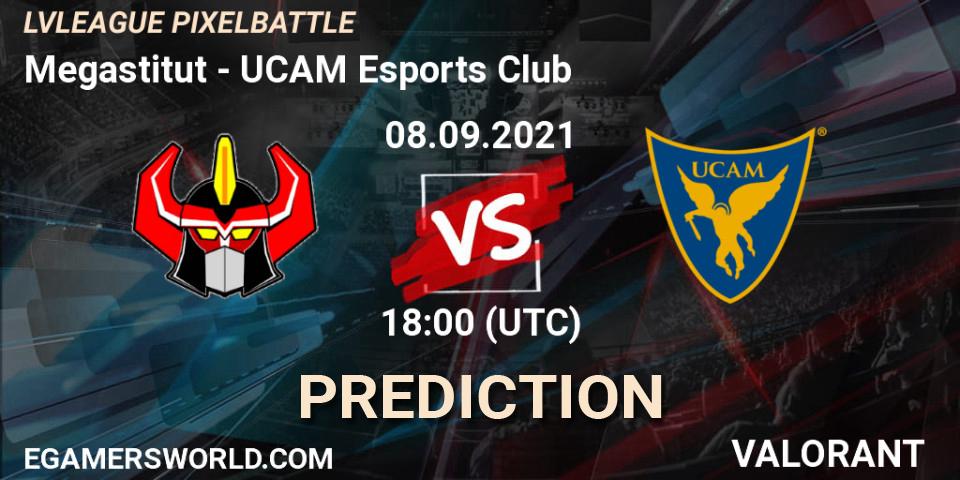 Megastitut vs UCAM Esports Club: Betting TIp, Match Prediction. 08.09.2021 at 18:00. VALORANT, LVLEAGUE PIXELBATTLE